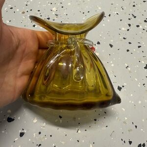 Hand Blown mini vase (glass)